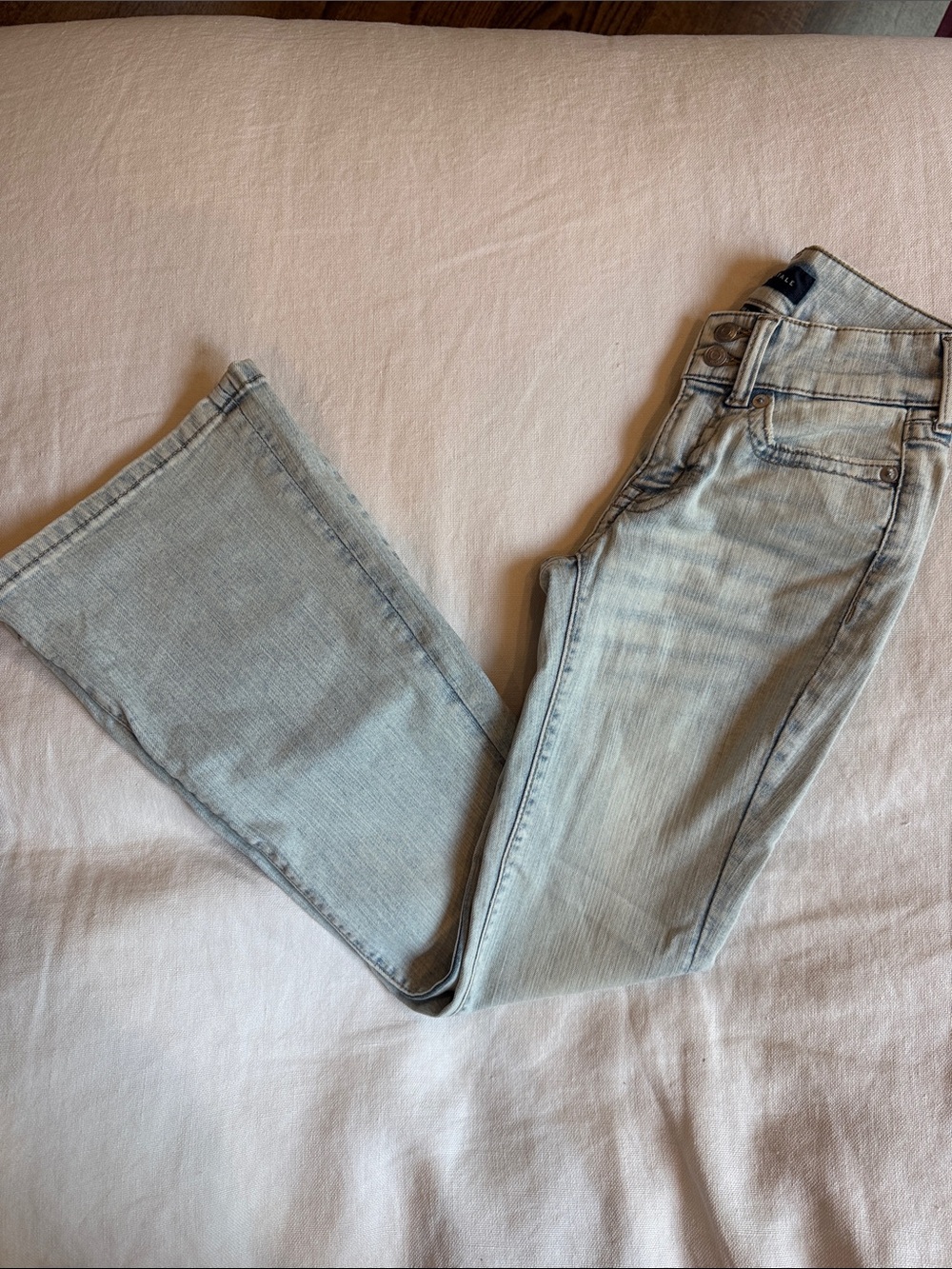 Aeropostale Light Wash Flared Jeans